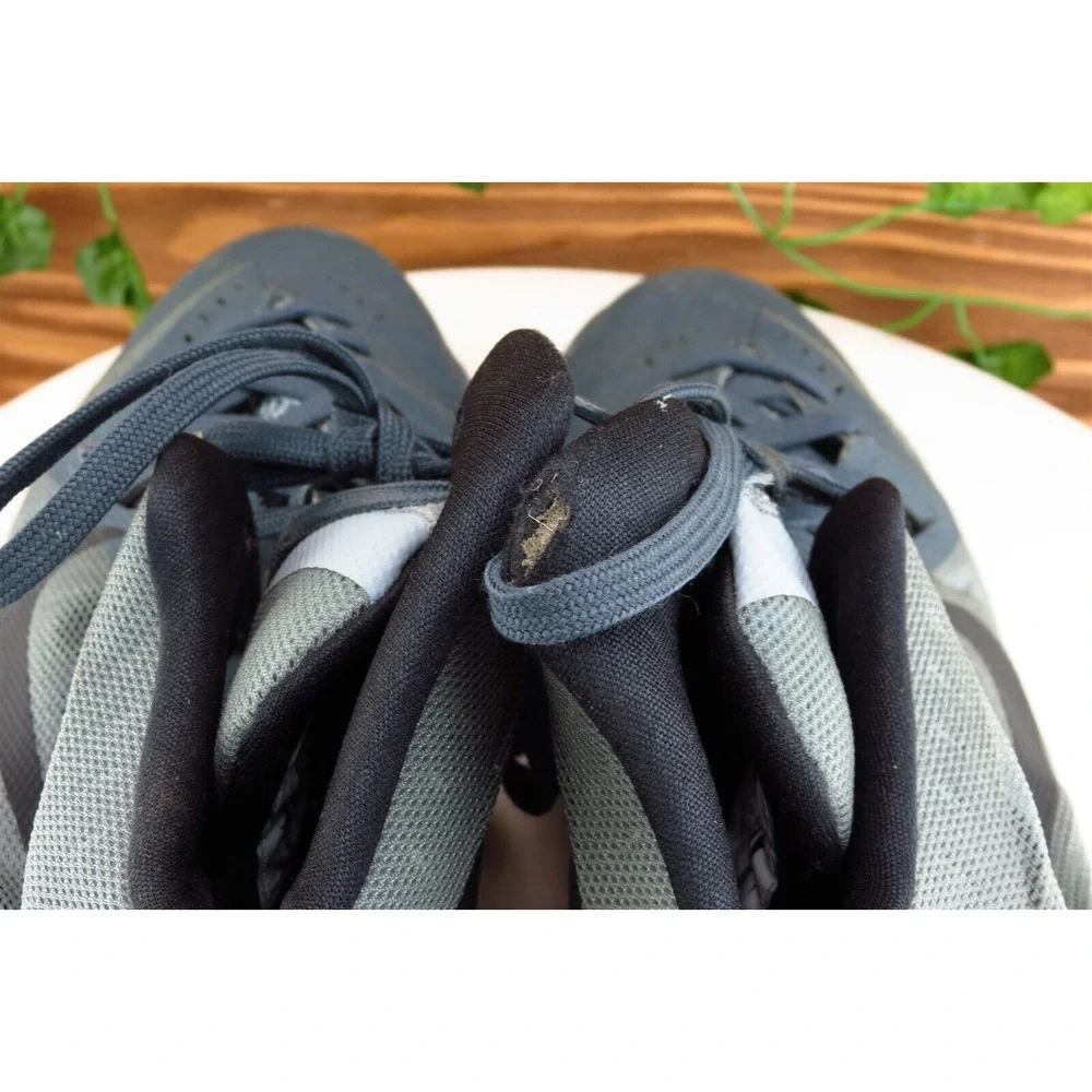 Nike Youth Boys Shoes Sz 7‎ M Gray/Blue Mesh Running